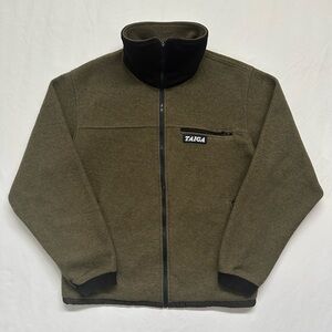 Essential Taiga Earth Tone Fleece Zip Up Sweater Jacket